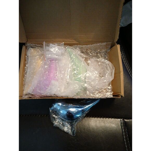 5 Bird Wall Hooks Resin Blue Gold Silver Pink Green - Picture 3 of 7